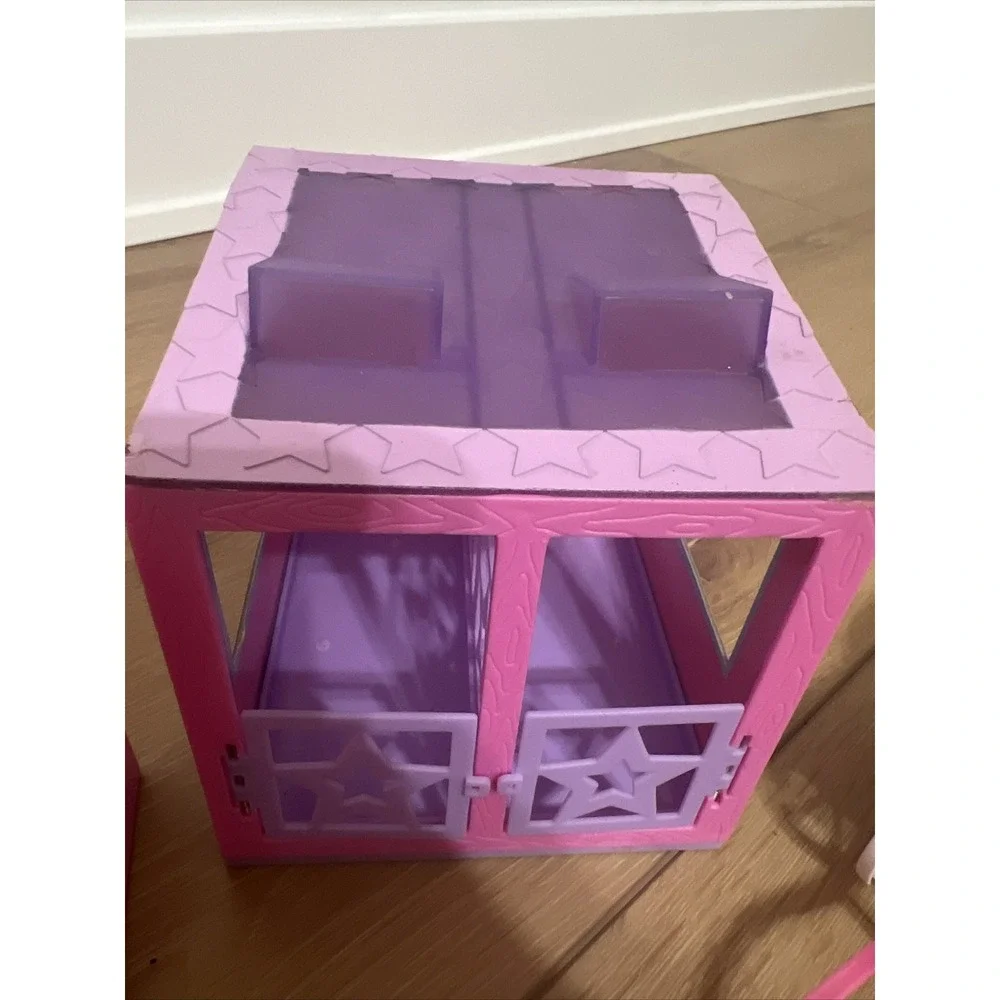 Polly Pocket Lot Horse Stable Horse Carriage Lot‎ Bundle